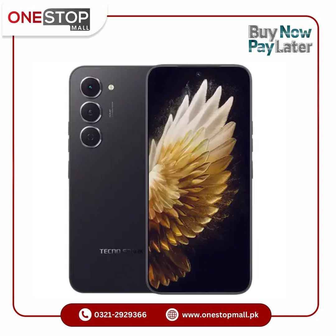 Tecno Spark 40 pro 8GB RAM 256GB Battery Type 5200mAh PTA Approved Brand Warranty