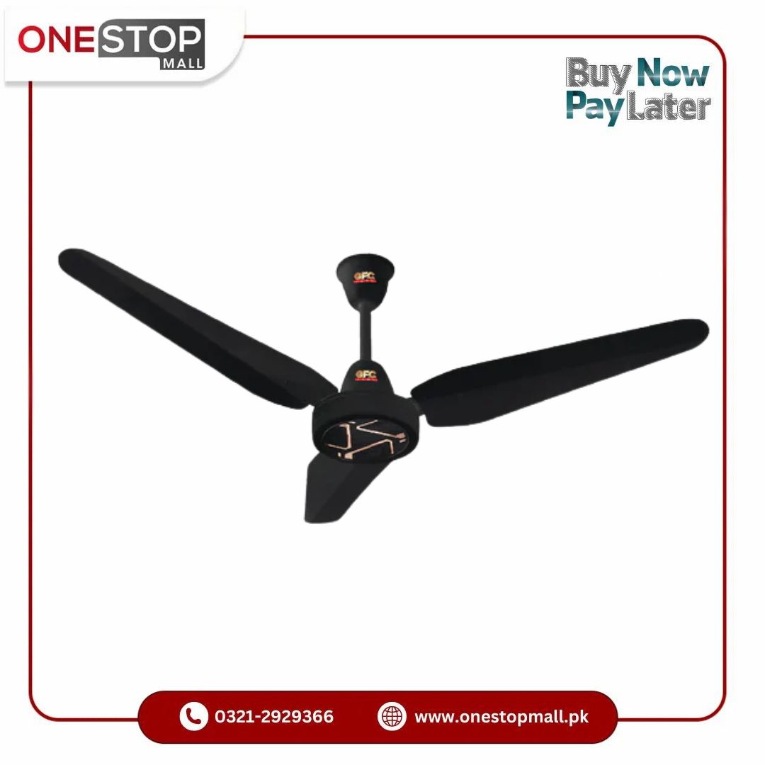 GFC Ceiling Fans 56 AeroMax Model 30 Watt Energy Efficient Electrical Steel Sheet and 99.9% Pure Copper Wire New Modle 2025 Brand Warranty - Onestopmall.pk