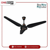 GFC Ceiling Fans 56 AeroMax Model 30 Watt Energy Efficient Electrical Steel Sheet and 99.9% Pure Copper Wire New Modle 2025 Brand Warranty - Onestopmall.pk