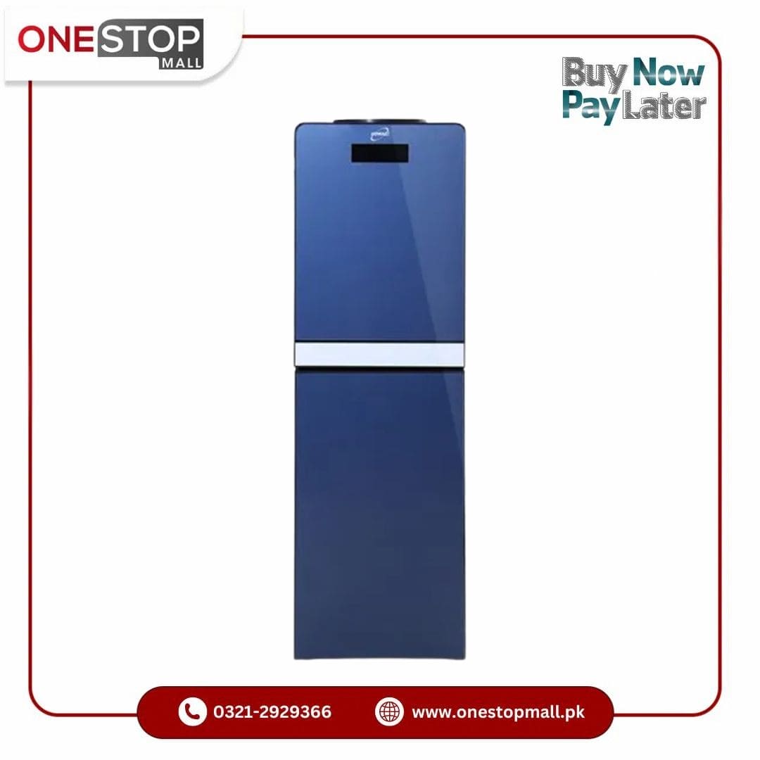 Homage Water Dispenser HWD-49432G-BLG Glass Door Stainless Steel Water Tank ( New Model ) Brand Warranty - Onestopmall.pk
