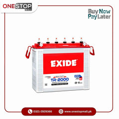 EXIDE TR-2000 Tall Tubular Battery Price in Pakistan Only For Karachi Brand Warranty
