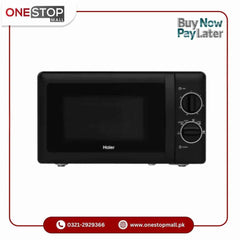 Haier Microwave Oven 20L Solo HMW-20MXP3 Alarm Signal Halogen Interior Light Mechanical Rotary Control Brand Warranty