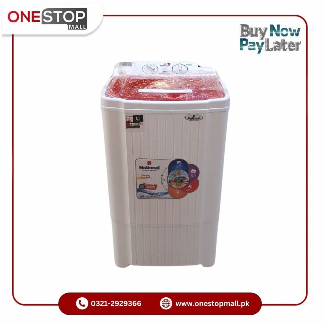 National Washing Mashine Top Load Capacity: 6 Kg (Double Layer Body) Brand Warranty - Onestopmall.pk