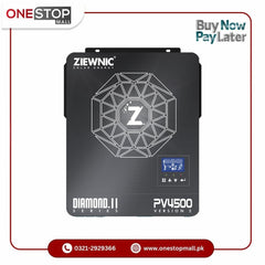 ZIEWNIC DIAMOND Solar Hybrid Inverter 6G 3.2KVA (PV4500) 100% Pure Sine Wave Solar Inverter 5 Years Brand Warranty - Onestopmall.pk