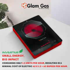 Glam Gas Hot Glow-912 Infrared Ceramic Cooker Hot Plate - Onestopmall.pk