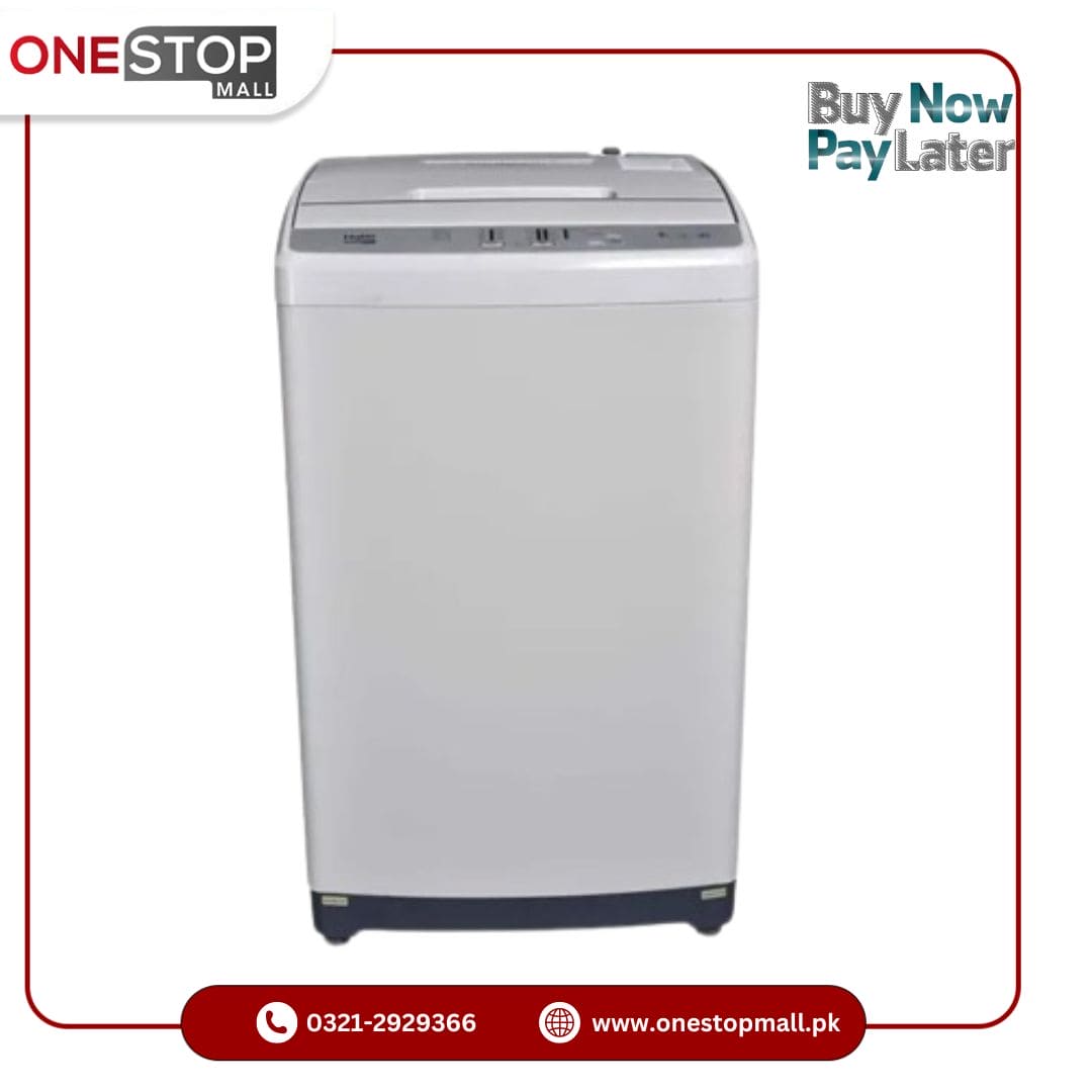 Haier HWM 80-1269Y Fully Automatic Washing Machine 9kg Top Loading Washing Machine 10 Years Warranty - Onestopmall.pk