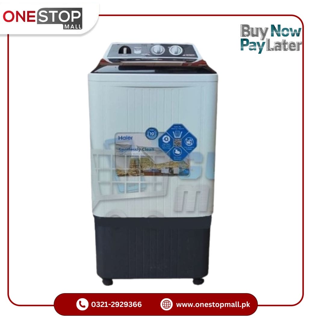Haier Washing Machine HWM-130-1217 Capacity:12 Kg Semi Automatic Single tub Powerful Motor - Onestopmall.pk