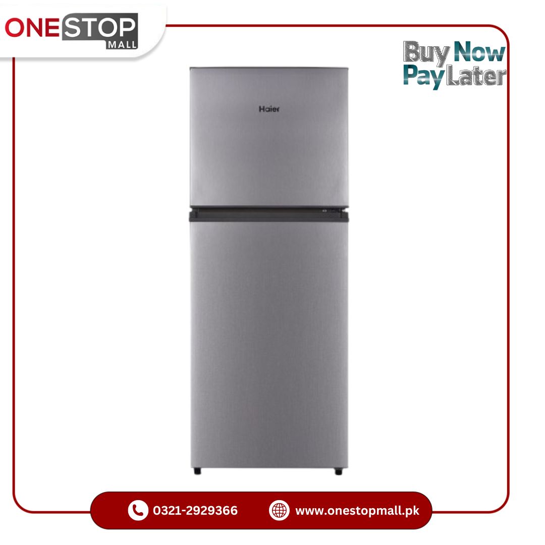 Haier Refrigerator HRF-186 EBS EBD E-Star Series Deepest Freeze Direct Cool 1 Hour Icing Technology Metal Door - Onestopmall.pk