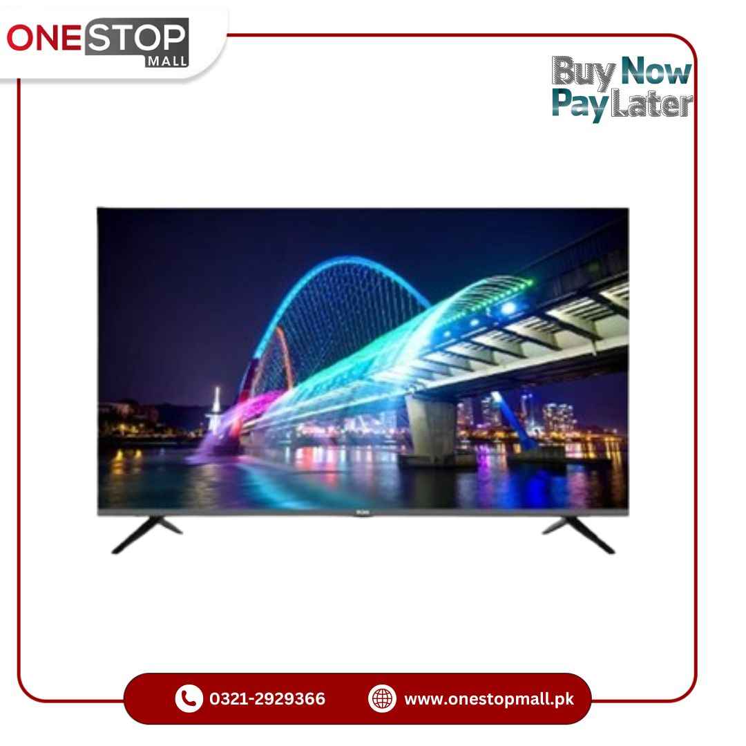 Haier Google LED TV 43" Smart FHD H43K800FX-1.5GB RAM (DDR3) & 8GB ROM - Certified Android Smart + FHD+ Bezel-less LED - 2 Years Official Warranty