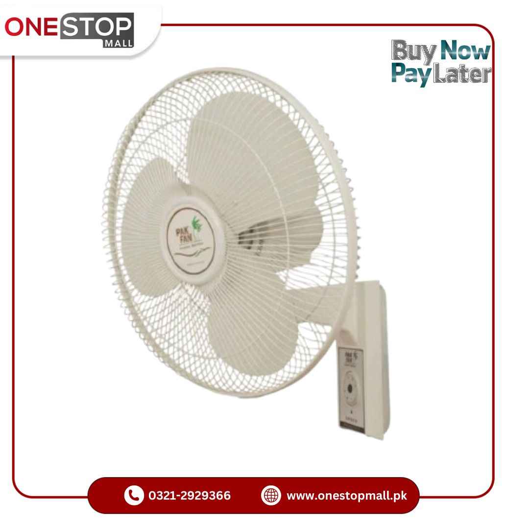 Pak Fan Bracket Fan 18 Winding: 99.99% Pure 3 Speed Options and 90 Degree Horizontal Oscillation Copper Wire Brand Warranty