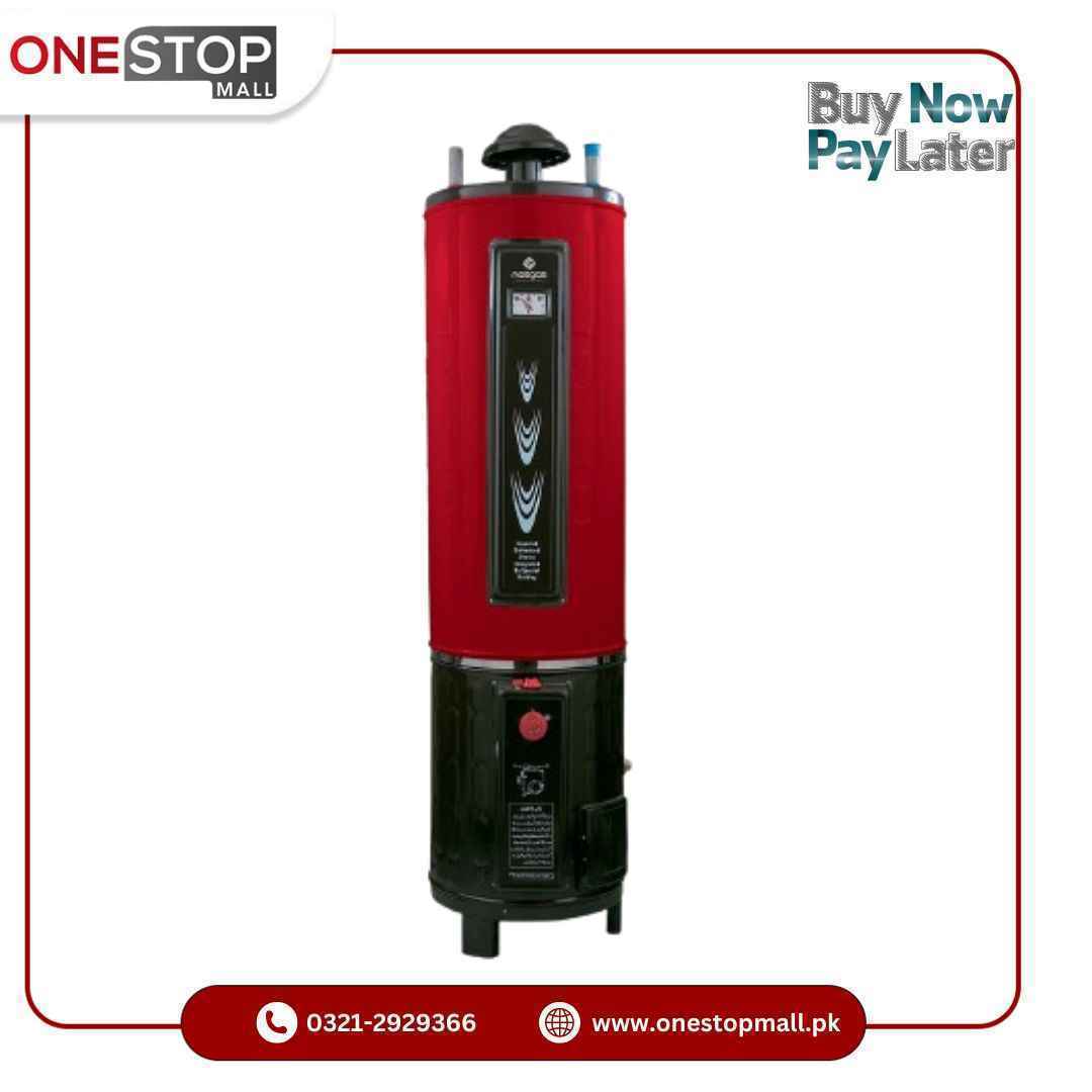 NasGas Geyser 35 Gallon Electric + Gas DEG-35 DLX 1 Gauge 14 x 16 Year Brand Warranty