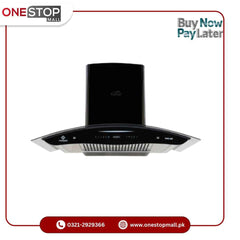 Nasgas Kitchen Hood KHD-300 35inch Touch Panel Front & top 5mm Tempered Glass 1 Year Brand Warranty