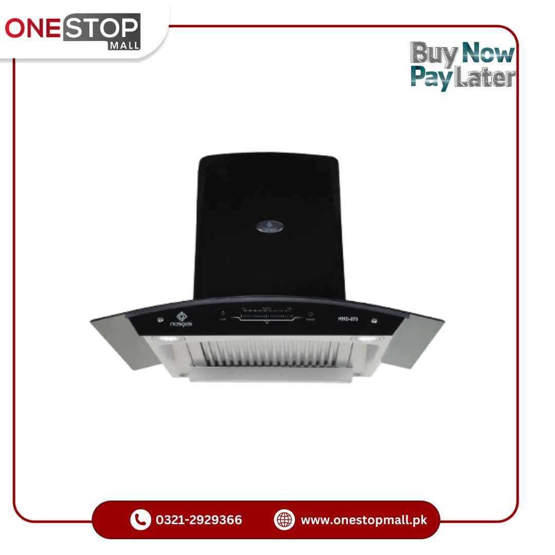Nasgas Kitchen Hood KHD-275 Size 29 inch Touch Panel Front & top 5mmTempered Glass 1 Year Brand Warranty