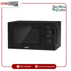 Haier Microwave Oven HMN-20MXP6 20L Solo Alarm Signal+ Halogen Interior Light+ Mechanical Rotary Control Oven Brand Warranty - Onestopmall.pk