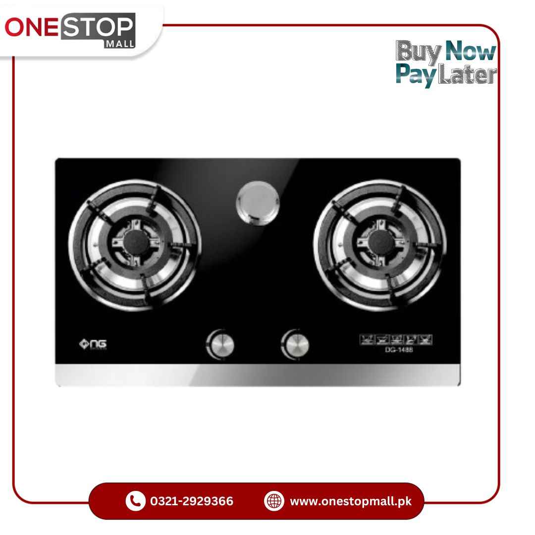 Nasgas Built In Hob DG-GN2 (Glass Top) 8mm Thick Tempered Glass 1 Year Brand Warranty