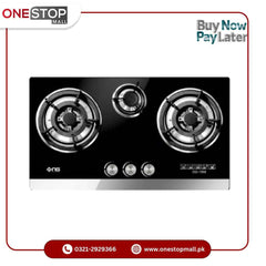 Nasgas Built In Hob DG-GN3 (Glass Top) 8mm Thick Tempered Glass 1 Year Brand Warranty