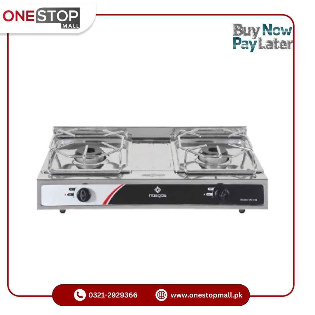 Nasgas Gas Stoves DG-115 Heavy Grey Cast Iron Burner 1 Year Brand Warranty