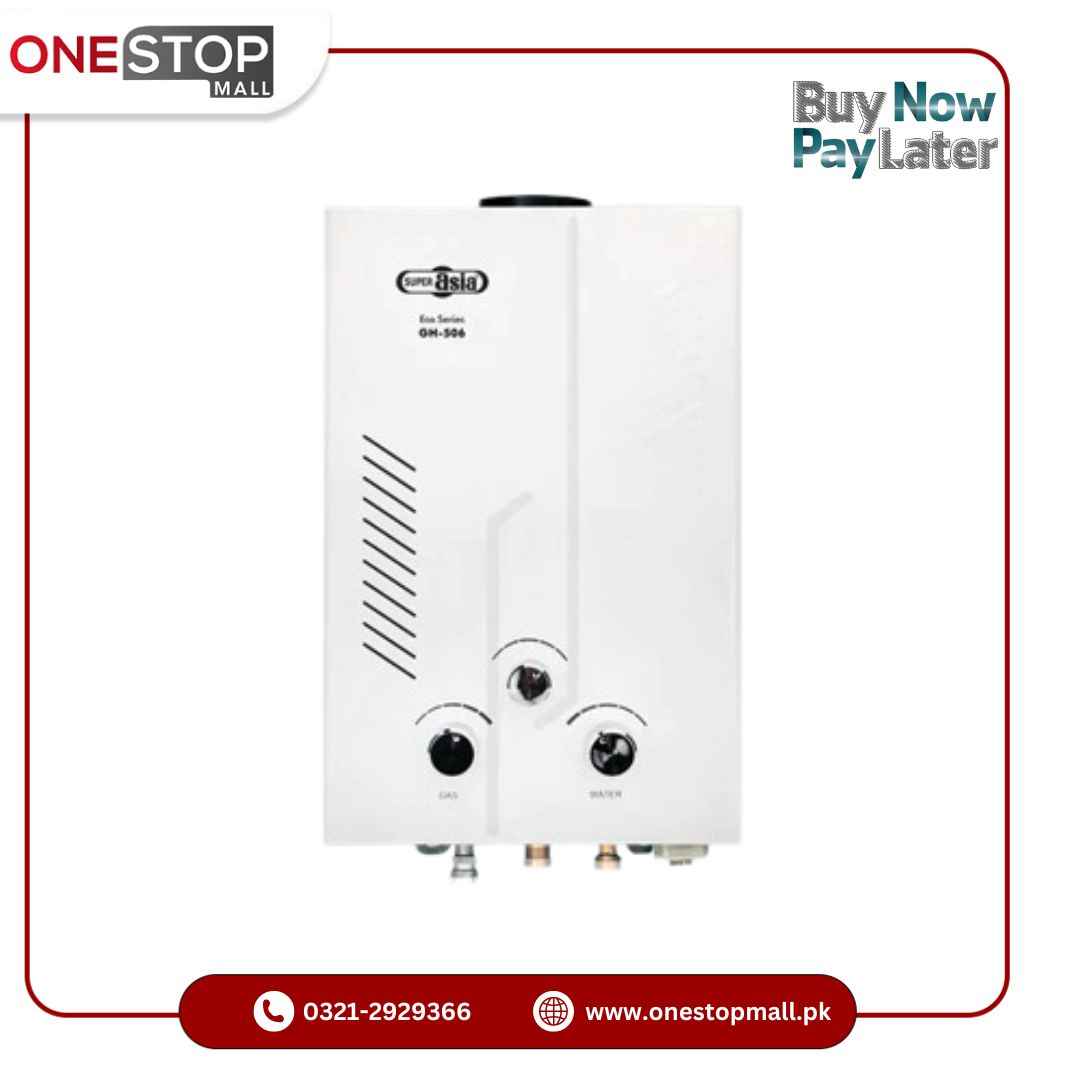 Super Asia Instant GAS_ Geyser GH-510 10LTR 1 Year Brand Warranty