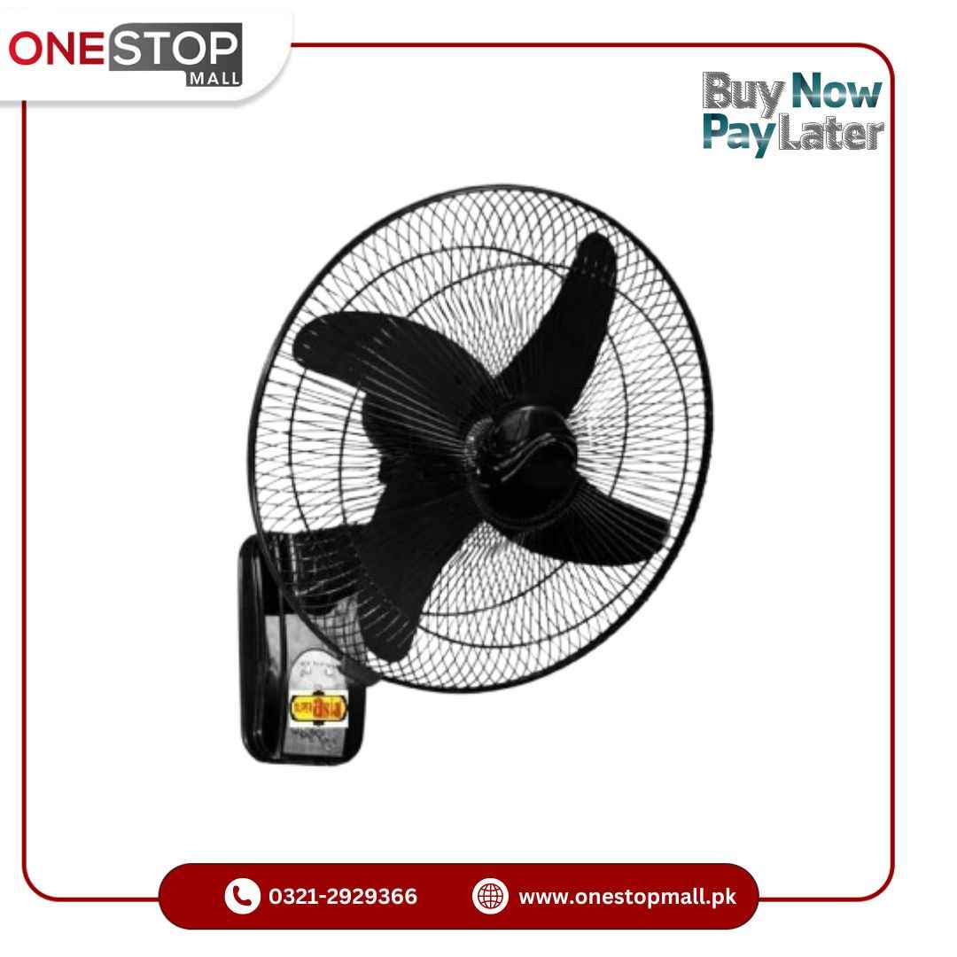 Super Asia Bracket Fans Classic 18 Inch Long Lasting Motor Energy Efficient Noiseless Operation Brand Warranty