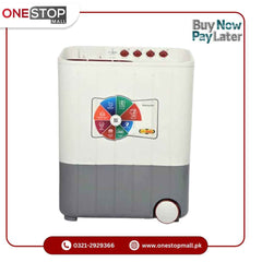 Super Asia Washing Machine SA-244 7 KG Twin Tub Shock & Rust Proof Plastic Body 1 Year Warranty