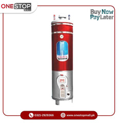 Crown Storage Geyser 30 Gallons Gauge : 10 x 14 Imported GI Pipe Electric + Gas Geyser 1 Year Brand Warranty