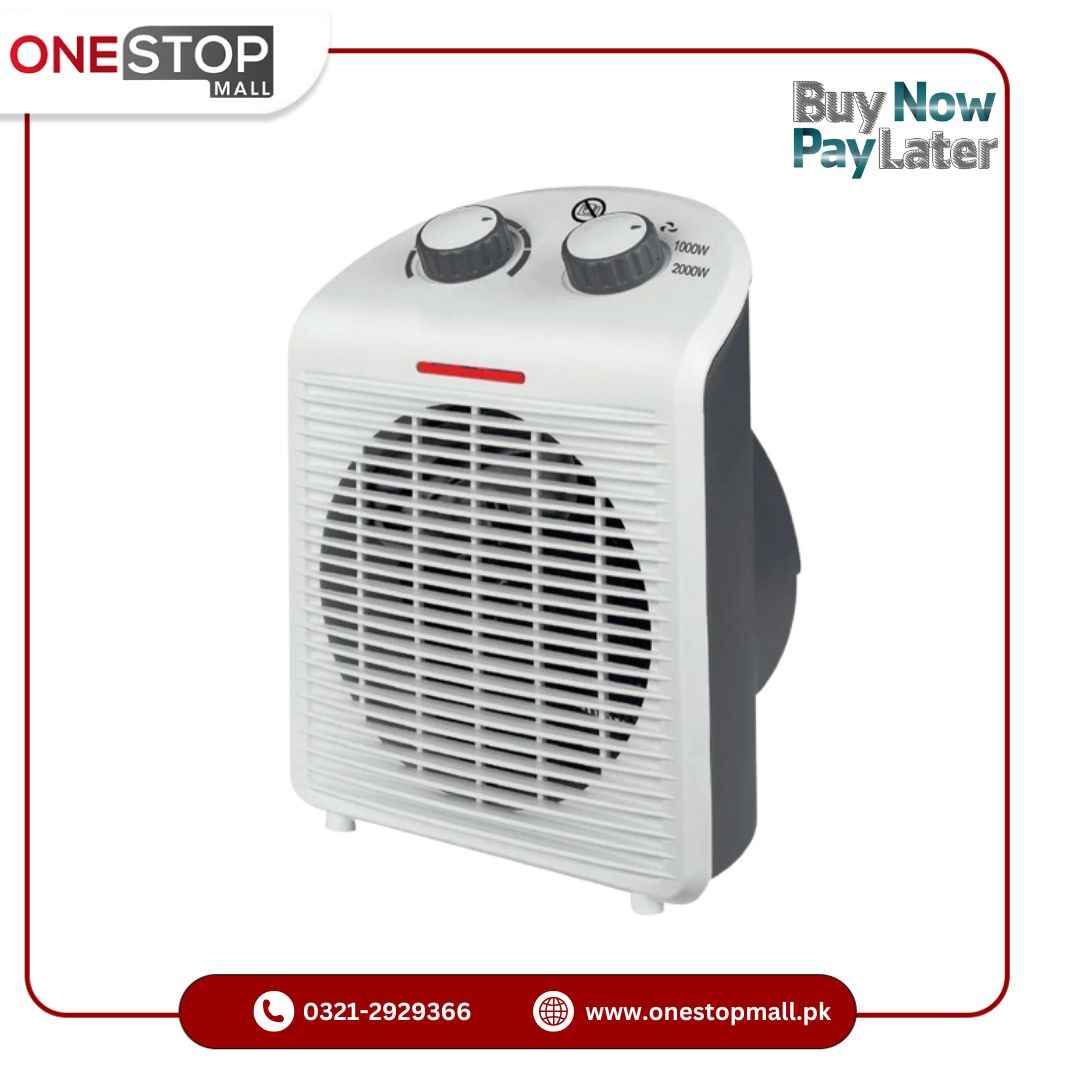 Gaba National GN-2127 Fan Heater 2000 Watts A Quality Product Designed Thailand 1 Year Brand Warranty