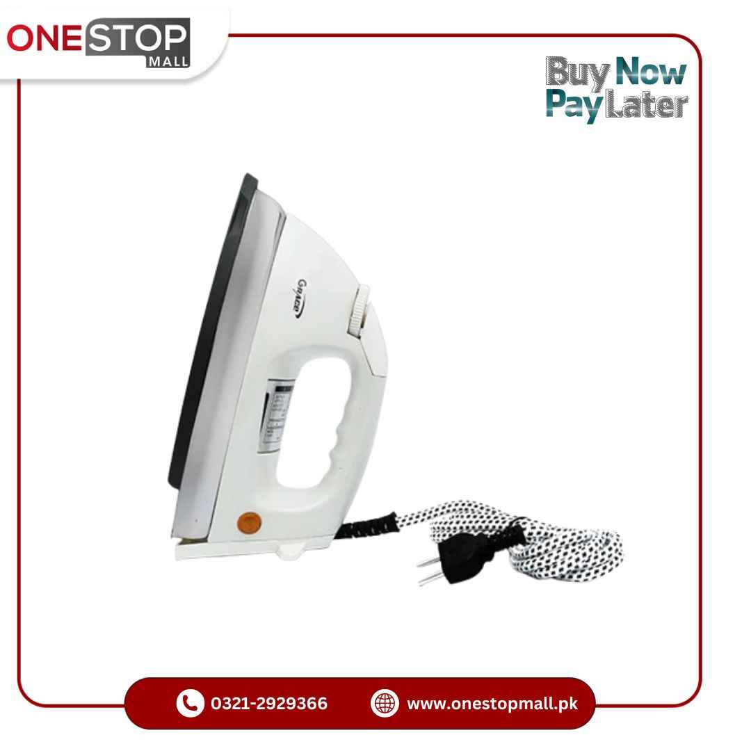 Grace National Dolphin Dry Iron Heavy Weight Temperature Control 2 Years Brand Warranty