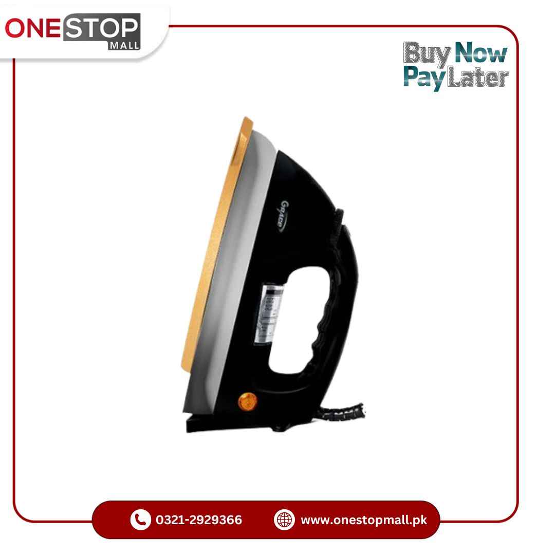 Grace National Dolphin Dry Iron Heavy Weight Temperature Control 2 Years Brand Warranty