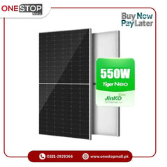Jinko Tiger Neo N-type 72HL4-BDV 550 Watt BIFACIAL MODULE WITH DUAL GLASS 30 Year Linear Power Warranty