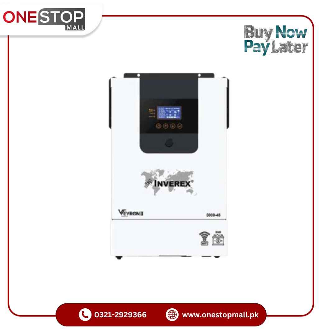 Inverex Veyron II 6000w-48v Premium Selectable High Power Charging Curren 5 Year Brand Warranty