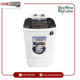 Crown Washing Machine WM M-1070 Single Tub Low noise design Brand Warranty Black