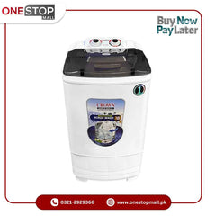 Crown Washing Machine WM M-1070 Single Tub Low noise design Brand Warranty Black