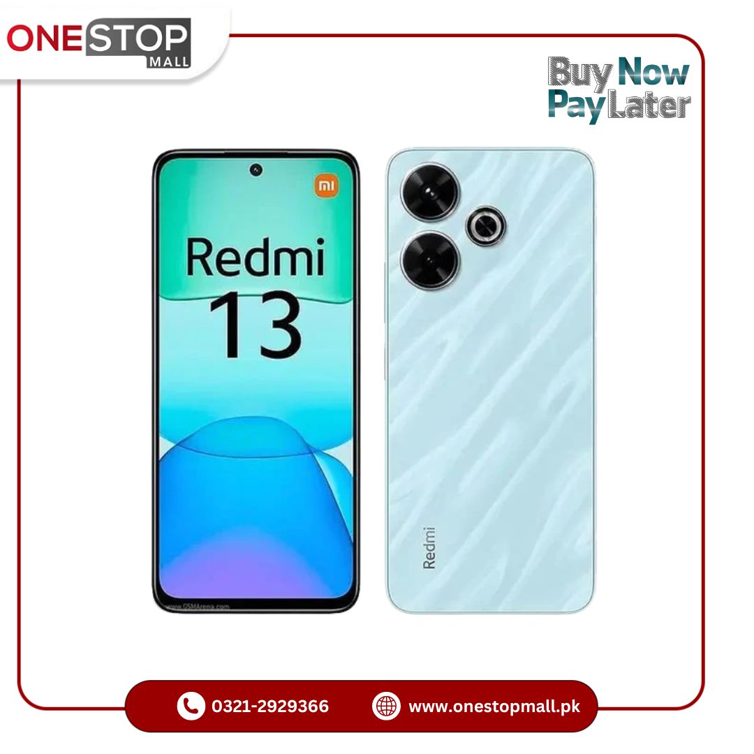 Redmi 13 8GB RAM - 128GB ROM 6.79" Inch Display Battery 5000 mAh Brand Warranty - Onestopmall.pk