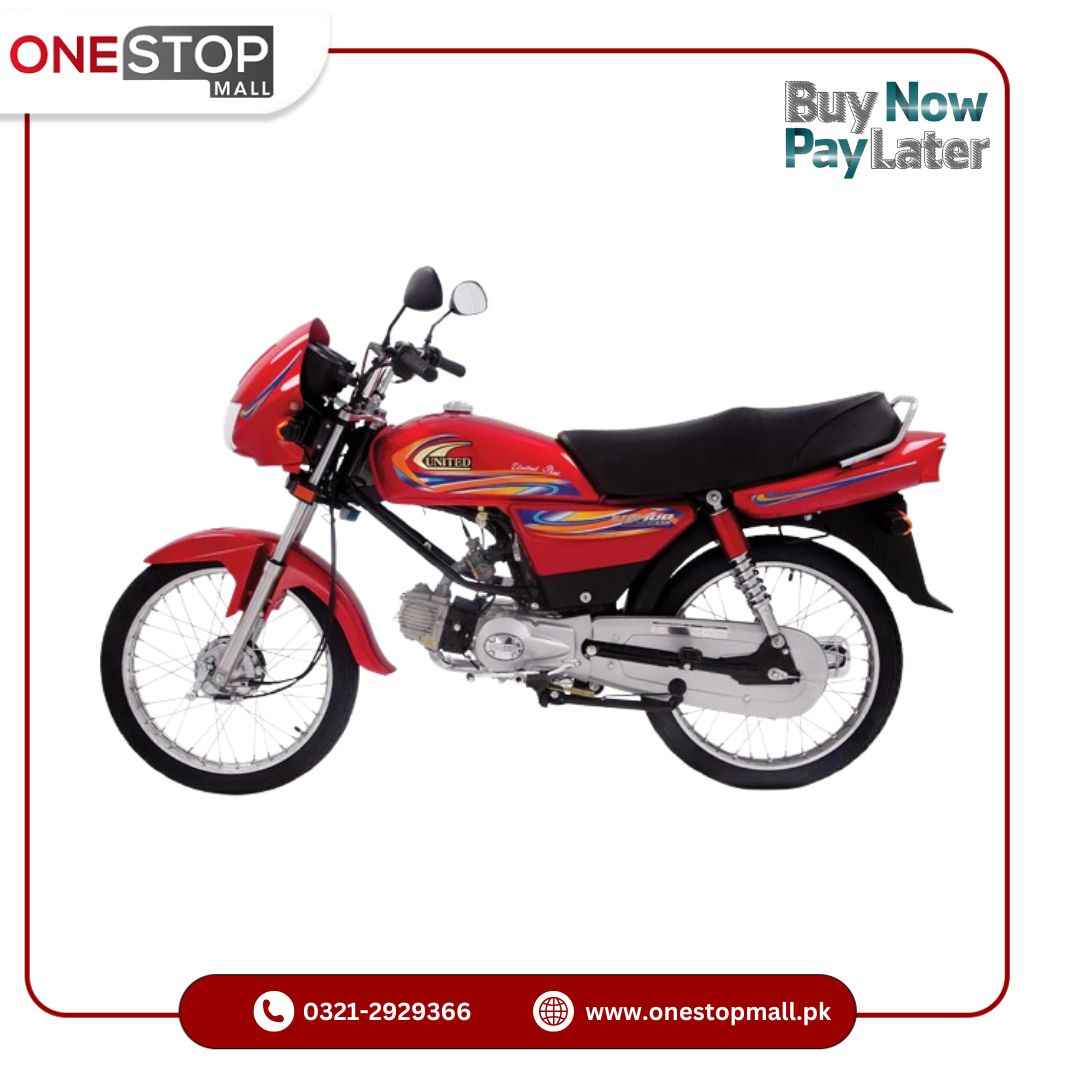 United 100CC Motorcycle Bike 2025 Without Registration ( Self Pick up Only Karachi)
