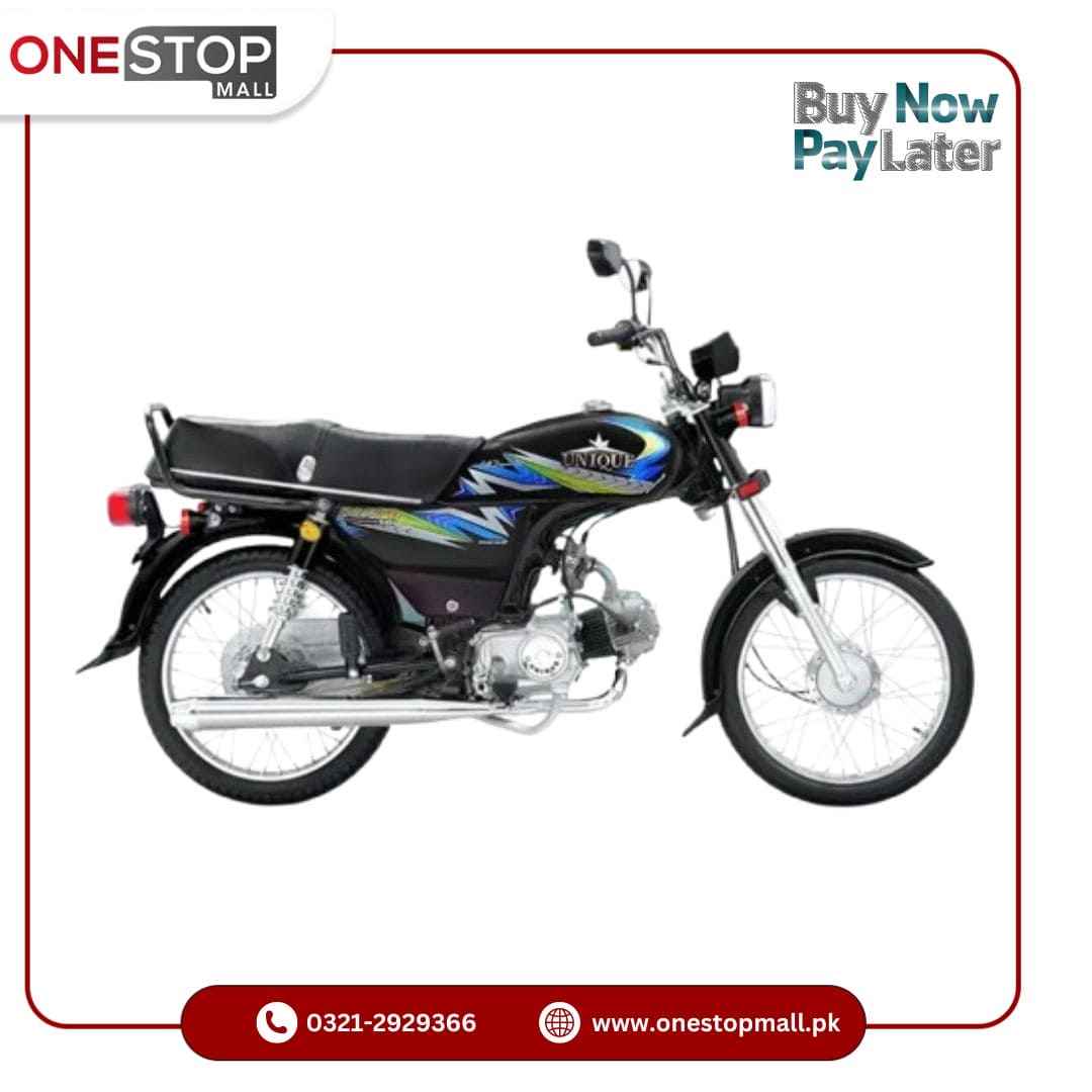 Unique UD 70cc MotorCycle Bike 2025 Without Registration ( Self Pick up Only Karachi)