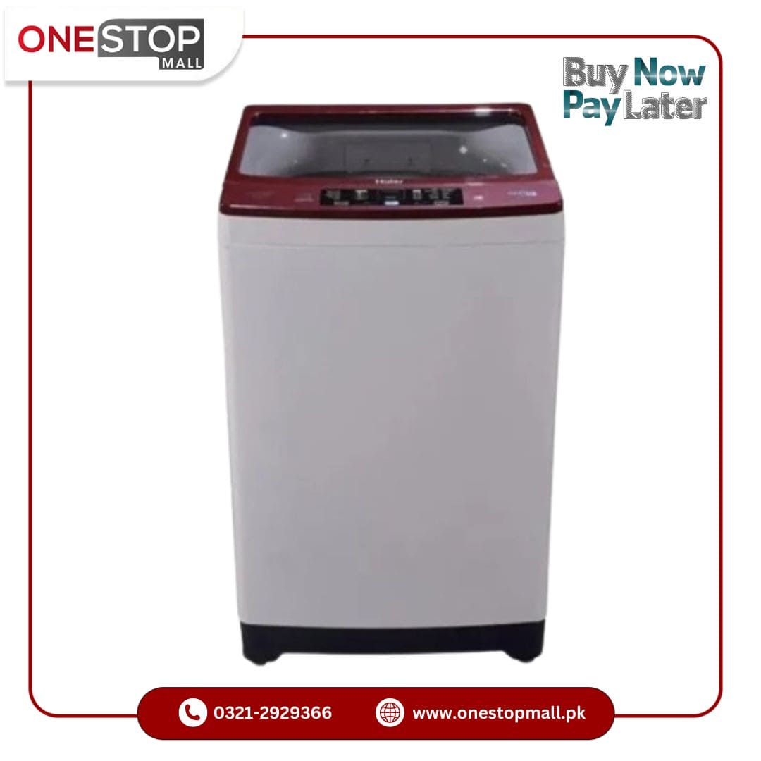 Haier Fully Automatic Washing Machine - HWM 120-826E - 12 kg Top Loading 10 Years Brand Warranty - Onestopmall.pk