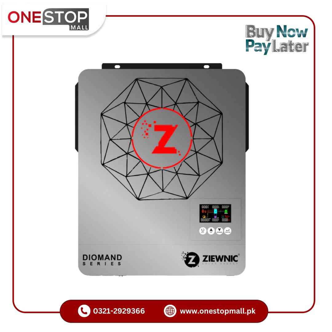 ZIEWNIC DIAMOND Inverter UPS ON/OFF/MKS/KS Solar Hybrid Inverter 4.5 (KW) 5G PV6500 100% Pure Sine Solar Inverter 5 Years Brand Warranty