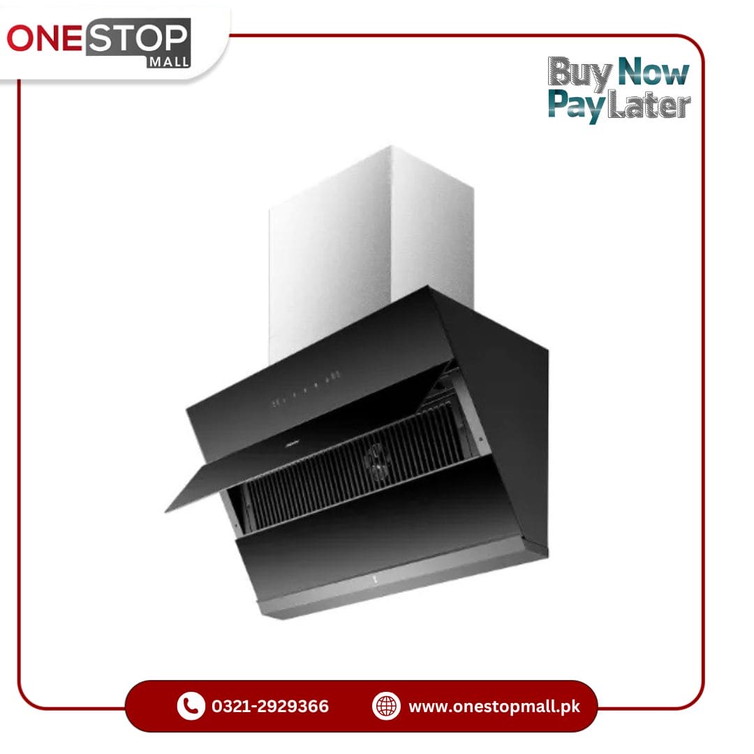 HAIER HOOD HCH-9501S BLACK STRONG AIR FLOW MOTION SENSOR HAND GESTURE BRAND WARRANTY - Onestopmall.pk