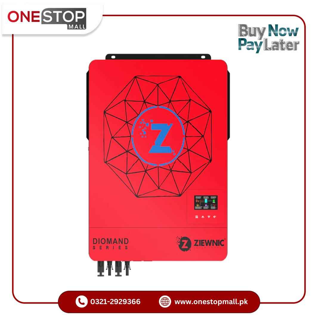 ZIEWNIC Diamond Solar Hybrid Inverter 8.5 (KW) 5G PV10000 Inverter ON/OFF/MKS/KS100 % Pure Sine wave 5 Years Brand Warranty