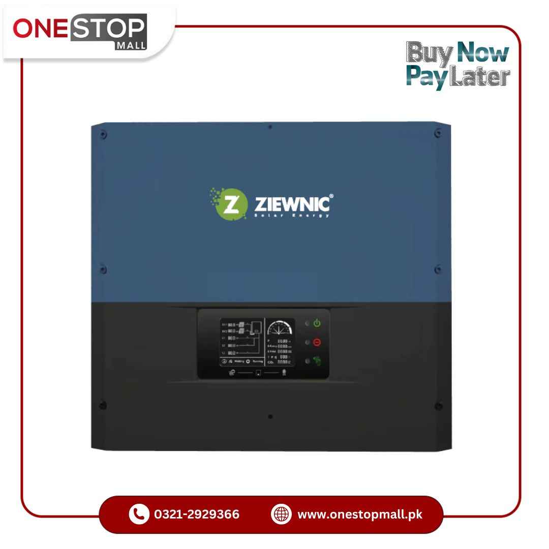 ZIEWNIC Inverter Tri Power 15 KW TP15KTL 3 Phase Inverter Dual MPPT for Efficient Quick Setup Wi-Fi to App 6 Years Brand Warranty