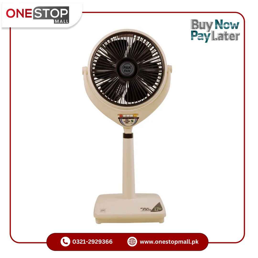 Pak Fan Louver/Louvre Pedestal 14'' TCP/Standing Fan Pure Copper Without Remote Wire Brand Warranty