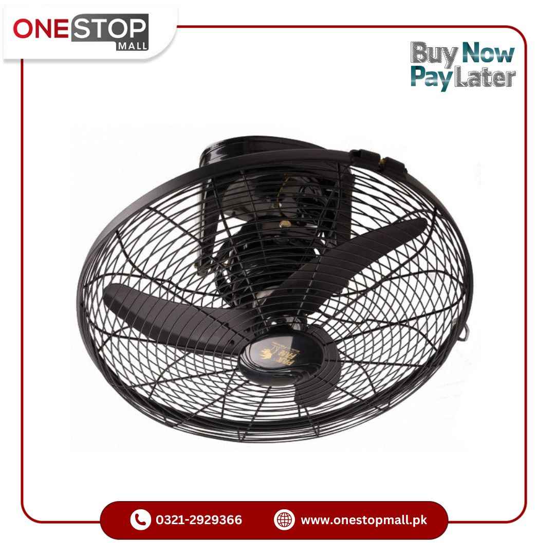 Pak Circumatic Fan 18 Inch Copper Winding 3 Speed Options Brand Warranty