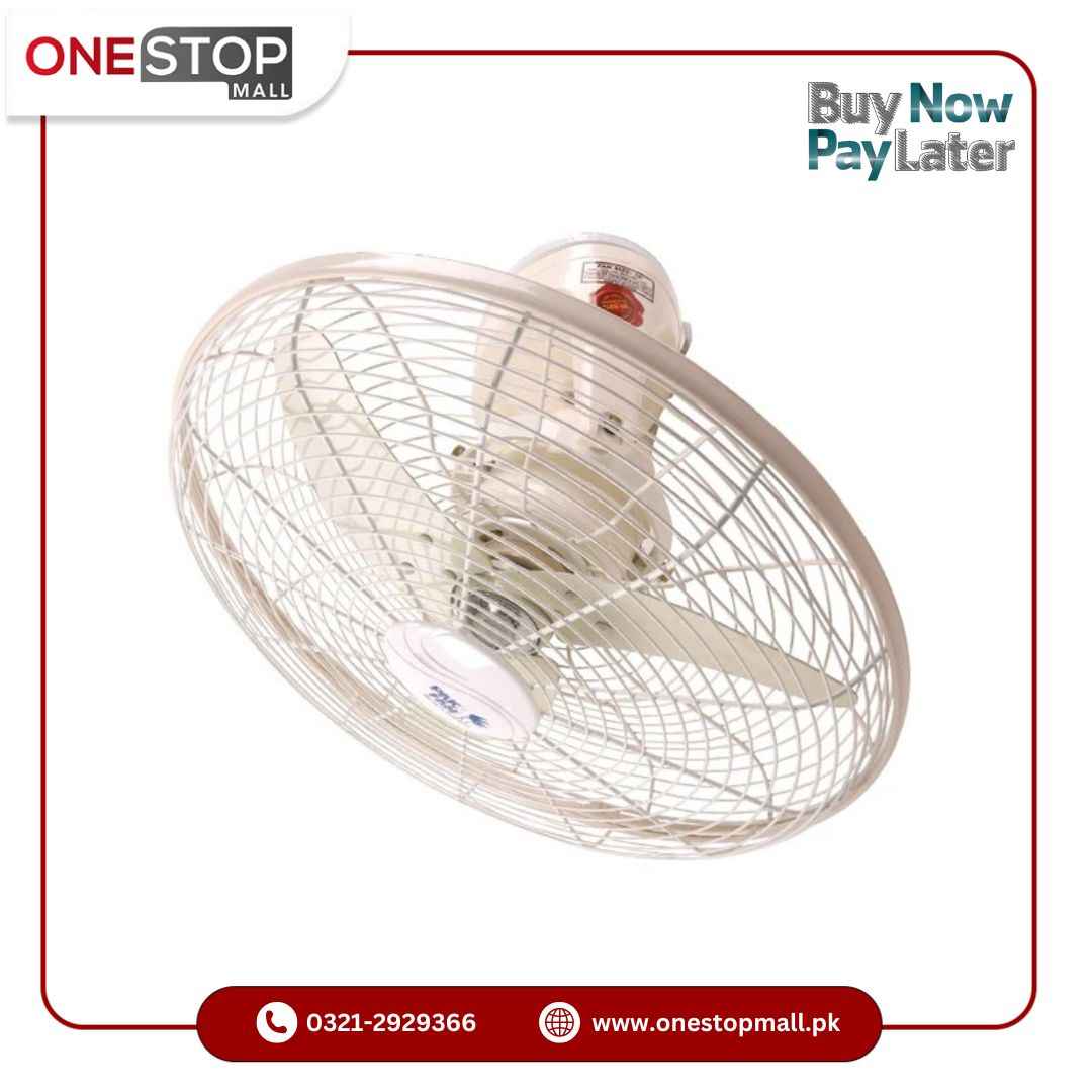 Pak Circumatic Fan 18 Inch Copper Winding 3 Speed Options Brand Warranty