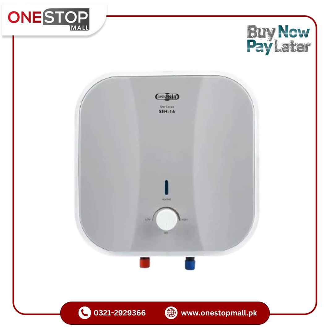 Super Asia Geyser 16 Ltr Electric Water Heater SEH-16 New Model Brand Warranty