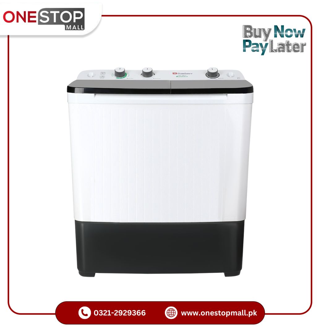 Dawlance Washing Machine DW 7500 C Semi Automatic Twin Tub Series - Onestopmall.pk