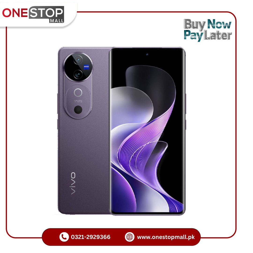Vivo V40 5G RAM 12 GB ROM 256 GB Front Camera 50 MP Back Camera 50 MP + 50 MP Battery Type 5500 mah - Onestopmall.pk