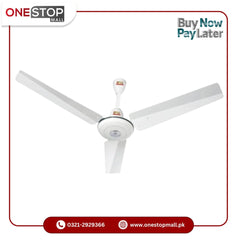 GFC Ceiling Fan AC DC Deluxe Model 56 Inverter Hybrid Fan Superior quality White Brand Warranty - Onestopmall.pk