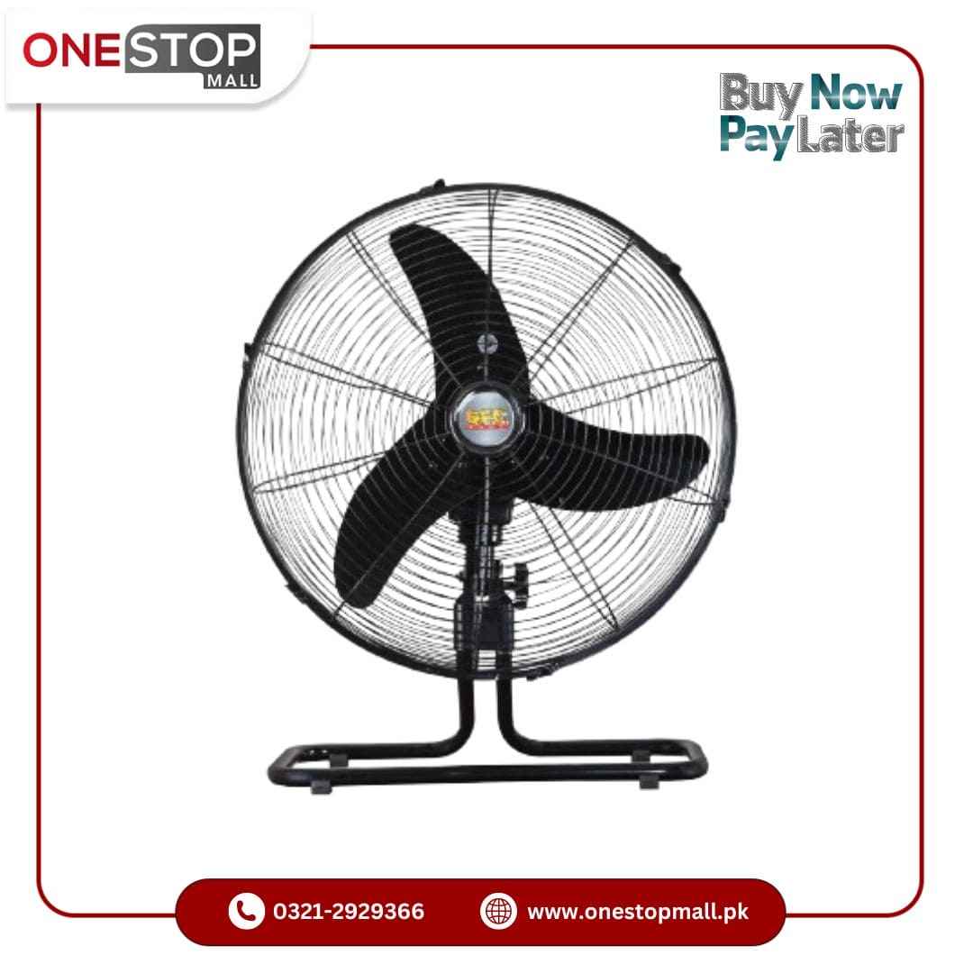 GFC Industrial Floor Fan Size: 18 - 99.9% Pure Copper Wire High performance motor 1 year Brand Warranty