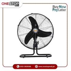 GFC Industrial Floor Fan Size: 18 - 99.9% Pure Copper Wire High performance motor 1 year Brand Warranty