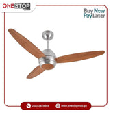 GFC Ceiling Fan AC 30 Watts Ovate Model 56'' Energy Saver Inverter Fan Energy Efficient Electrical Steel Sheet and 99.9% Pure Copper Wire Brand Warranty